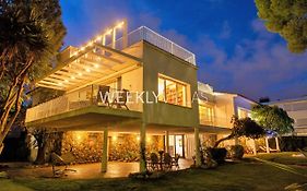 Villa Sitges Tupinetti Beach At 1 Min Walk Amaizing Garden And View Center Sitges 5 Minutes Walk