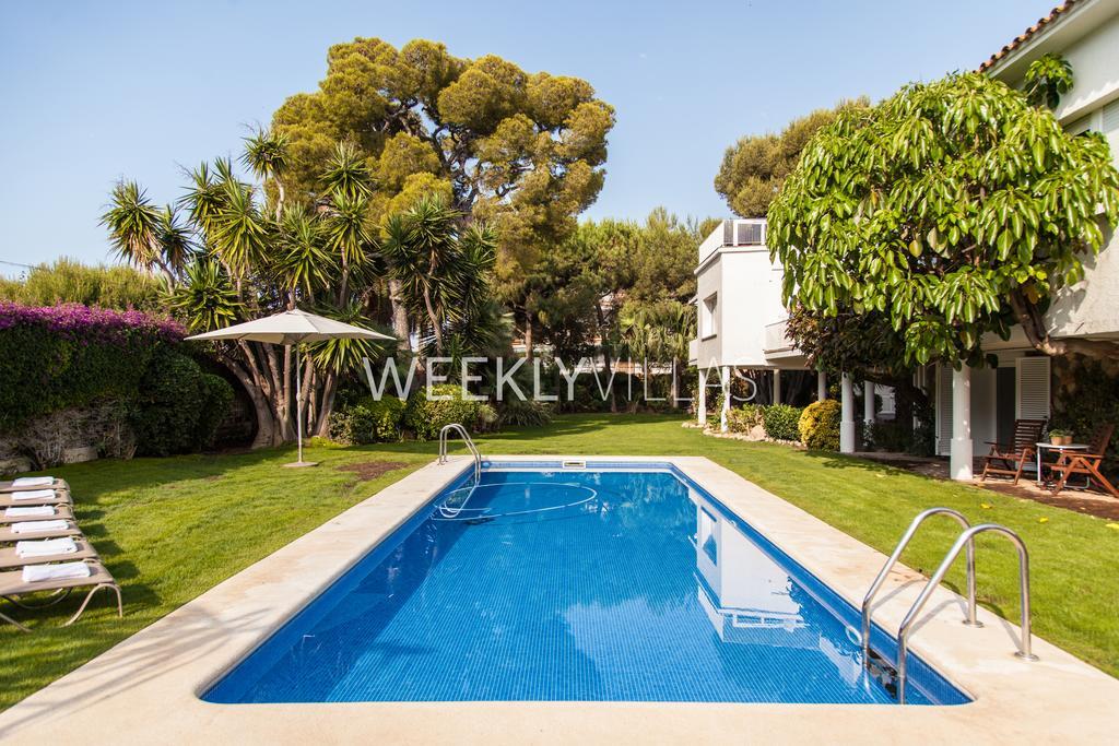 Villa Sitges Tupinetti Beach At 1 Min Walk Amaizing Garden And View Center Sitges 5 Minutes Walk Zewnętrze zdjęcie
