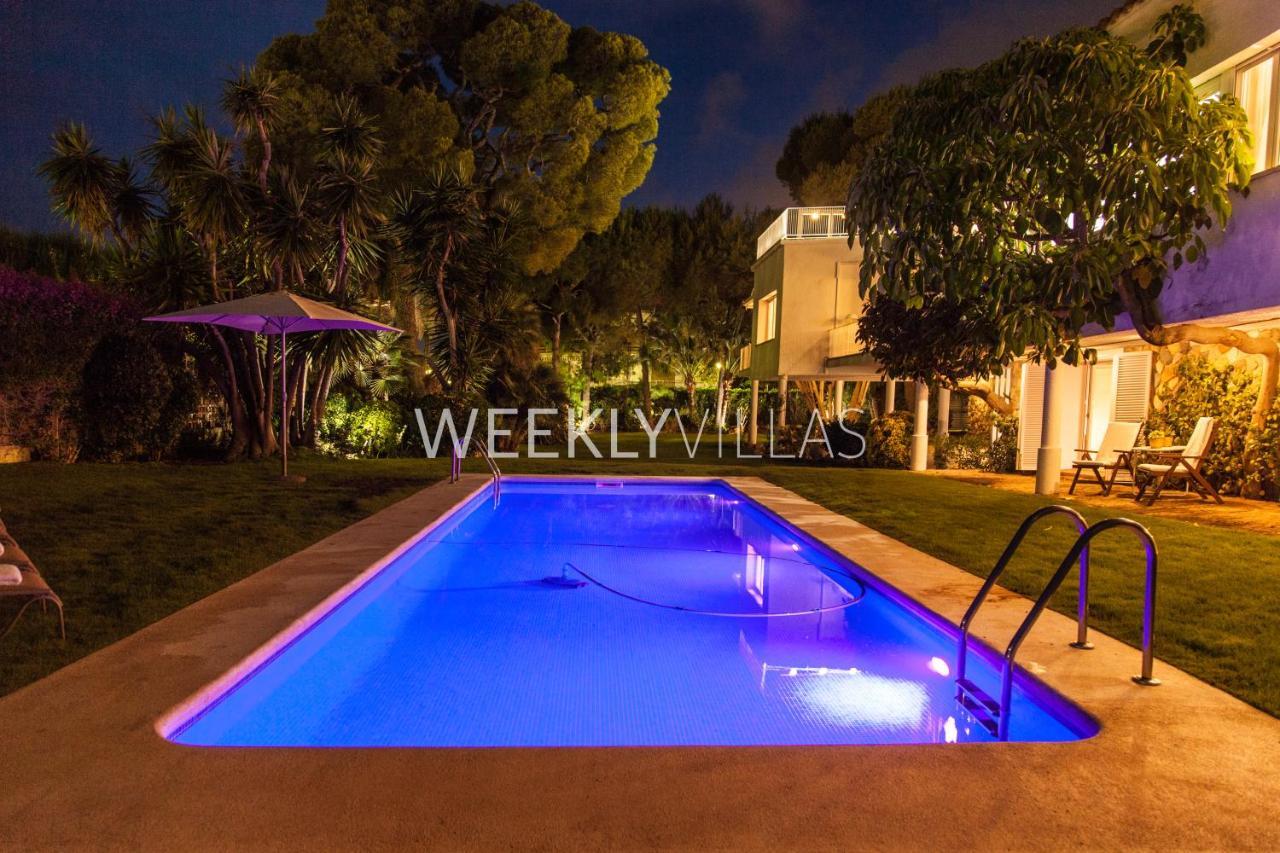 Villa Sitges Tupinetti Beach At 1 Min Walk Amaizing Garden And View Center Sitges 5 Minutes Walk Zewnętrze zdjęcie