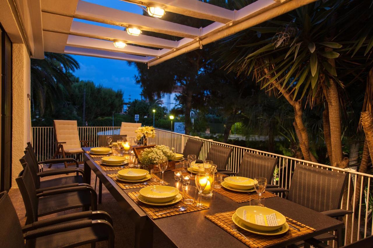 Villa Sitges Tupinetti Beach At 1 Min Walk Amaizing Garden And View Center Sitges 5 Minutes Walk Zewnętrze zdjęcie